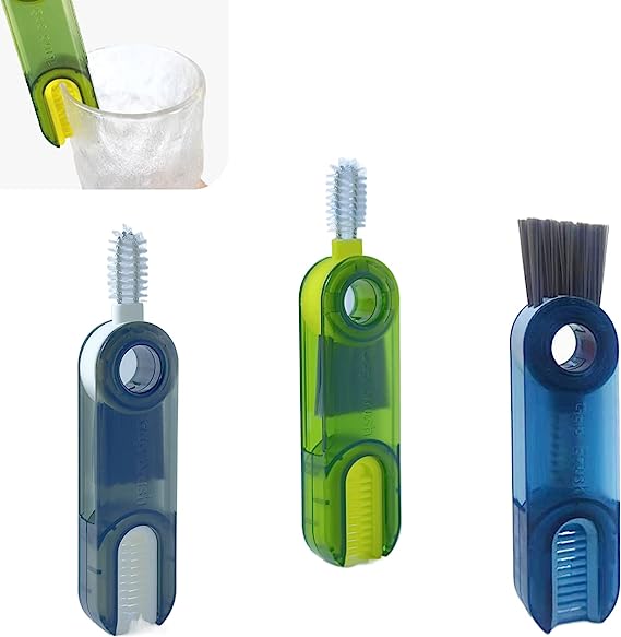 Shop Your Favorite Set of 3 EA-ZY Lid Cleaning Brushes Fashion